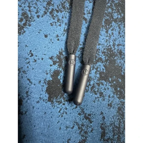 NWT Lululemon City Sweat Camo Pullover Hoodie Size L Blue Multi NEW MSRP $118 - Picture 4 of 14